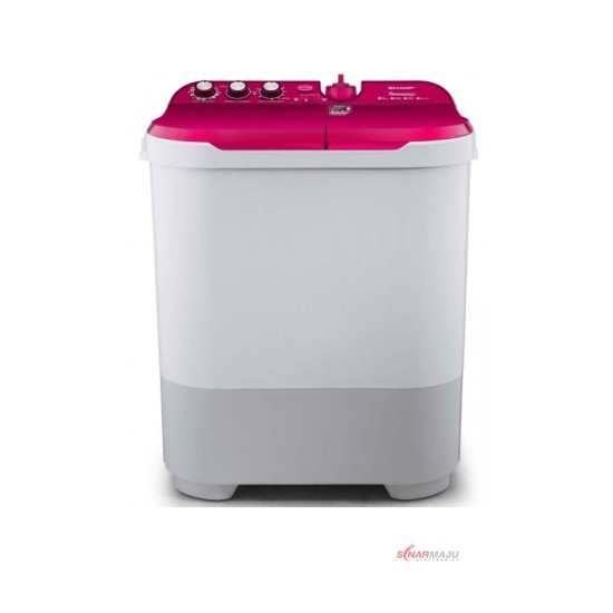 Mesin Cuci 2 Tabung Sharp 10 Kg Twin Tub ES-T1090PK/VK Mesin Cuci 2 Tabung Sharp 10 Kg Twin Tub ES-T1090PK/VK