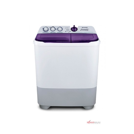 Mesin Cuci 2 Tabung Sharp 8 Kg Twin Tub ES-T85CR/BK Mesin Cuci 2 Tabung Sharp 8 Kg Twin Tub ES-T85CR/BK