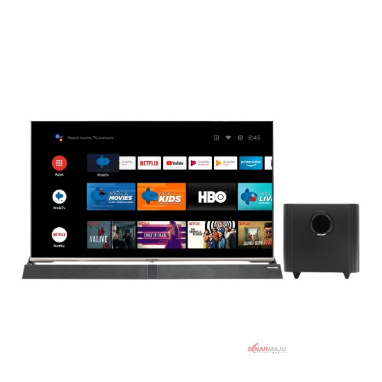 LED TV 50 Inch Polytron Full HD Android TV Cinemax Soundbar TV PLD-50BAG9953