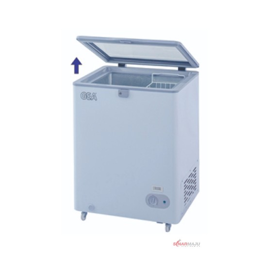 Lift Up Glass Door GEA Freezer 100 Liter SD-100F Lift Up Glass Door GEA Freezer 100 Liter SD-100F
