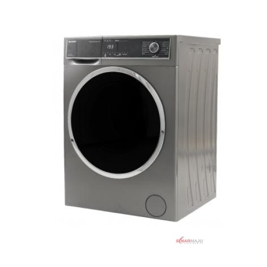 Mesin Cuci 1 Tabung Sharp 9 Kg Front Loading ES-FL1280BTX Mesin Cuci 1 Tabung Sharp 9 Kg Front Loading ES-FL1280BTX