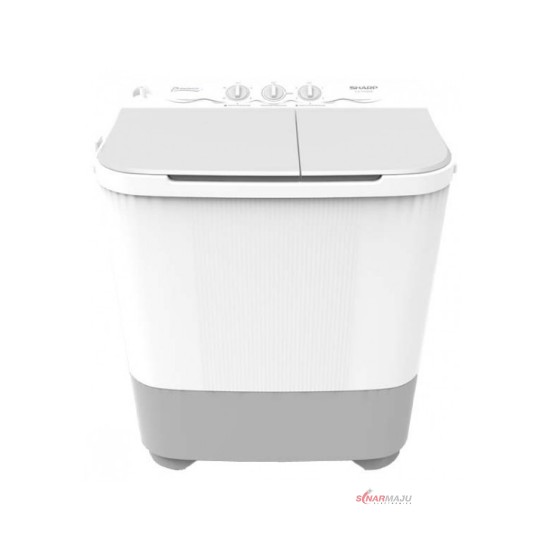 Mesin Cuci 2 Tabung Sharp 7 Kg Twin Tub ES-T80MW Mesin Cuci 2 Tabung Sharp 7 Kg Twin Tub ES-T80MW