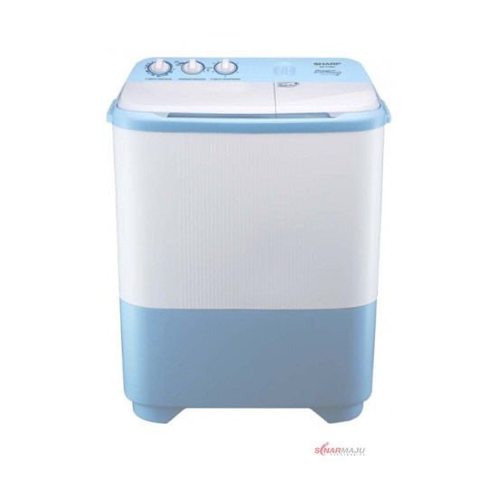 Mesin Cuci 2 Tabung Sharp 9 Kg Twin Tub ES-T99SJ-BL/PK