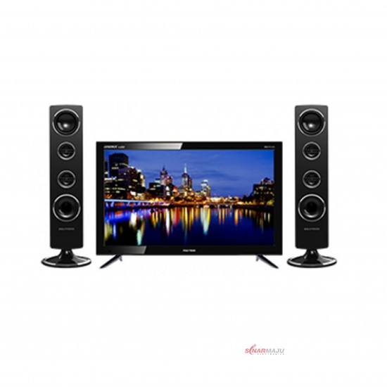 LED TV 24 Inch Polytron HD Ready Cinemax Sound Tower PLD-24T8511/S LED TV 24 Inch Polytron HD Ready Cinemax Sound Tower PLD-24T8511/S