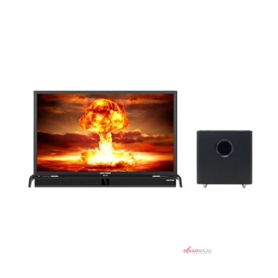 LED TV 32 Inch Polytron HD Ready Cinemax Soundbar + Sound Wave PLD-32BV1558