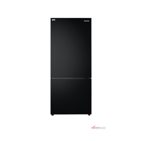 Kulkas 2 Pintu Panasonic 422 Liter Prime Fresh+ Bottom Freezer NR-BX421BPKD