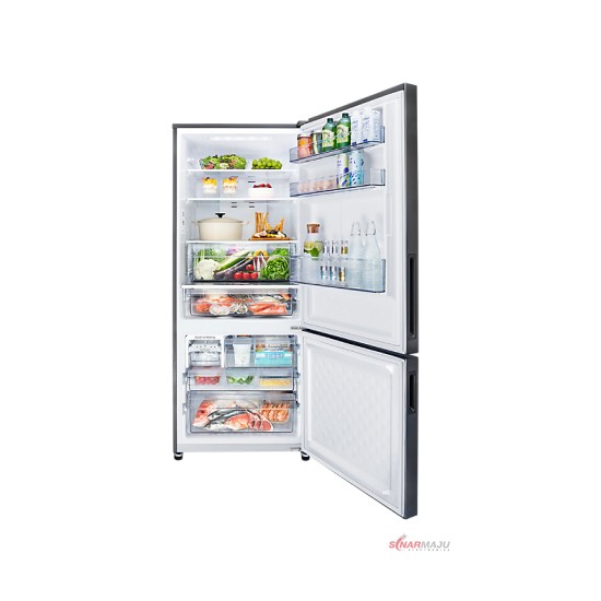 Kulkas 2 Pintu Panasonic 422 Liter Prime Fresh+ Bottom Freezer NR-BX421BPKD