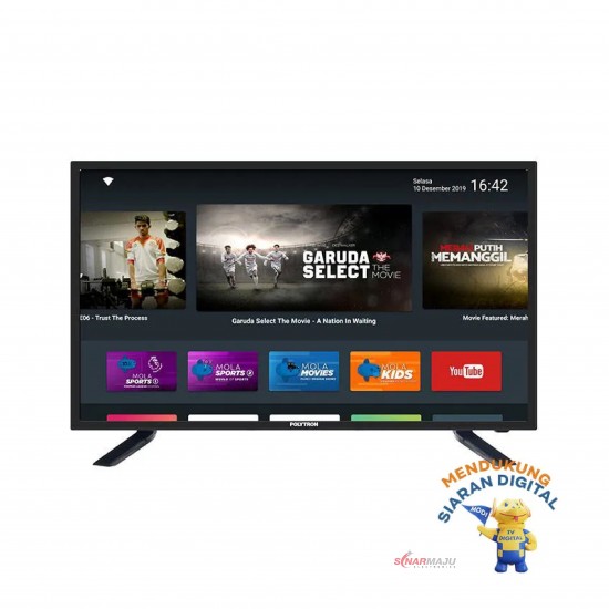 LED TV 32 Inch Polytron Android TV HD Ready PLD-32AD1508/V