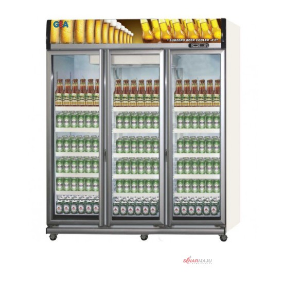 Showcase 3 Pintu GEA 1500 Liter Beer Cooler EXPO-1500BC Showcase 3 Pintu GEA 1500 Liter Beer Cooler EXPO-1500BC
