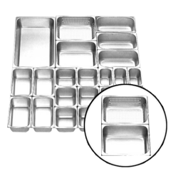 Food Pan Stainless Getra Steel FP-38777