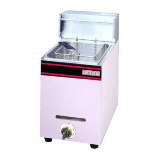 Gas Deep Fryer Low Pressure Getra GF-101G Gas Deep Fryer Low Pressure Getra GF-101G