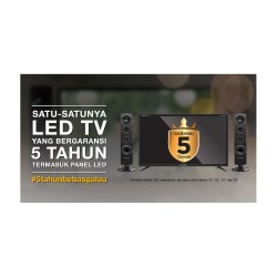 LED TV 24 Inch Polytron HD Ready Cinemax Sound Tower PLD-24TV1855 PLD-24TV1855/Y LED TV 24 Inch Polytron HD Ready Cinemax Sound Tower PLD-24TV1855 PLD-24TV1855/Y