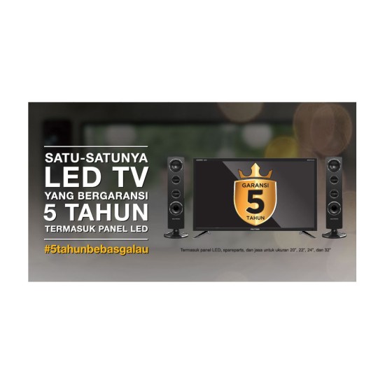 LED TV 55 Inch Polytron 4K UHD Smart TV PLD-55UV5900