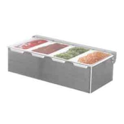 Tempat untuk Bumbu Getra Masakan Condiment Holder 4 Grid CH-4