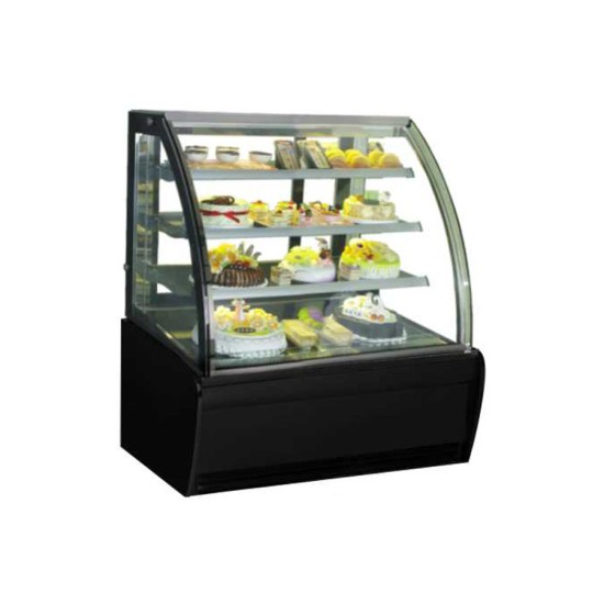 Cake Showcase Curved GEA Glass 510 Liter S-940A Cake Showcase Curved GEA Glass 510 Liter S-940A