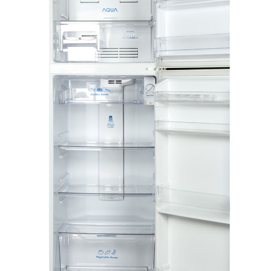 Kulkas 2 Pintu Aqua Refrigerator 170 Liter AQR-D239(FS/FW)