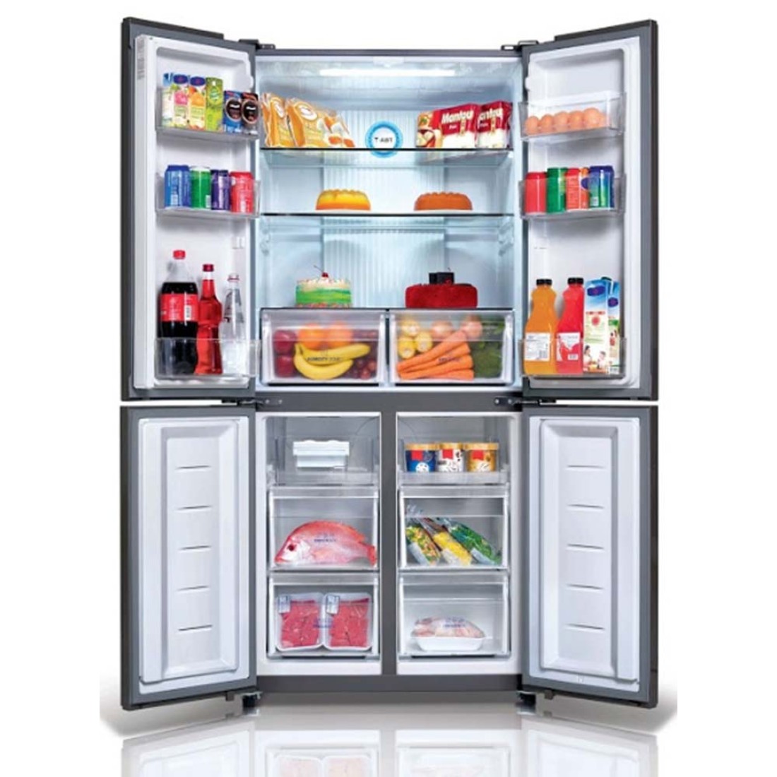 Aqua Kulkas Side by Side 456 Liter AQR-IG525AM