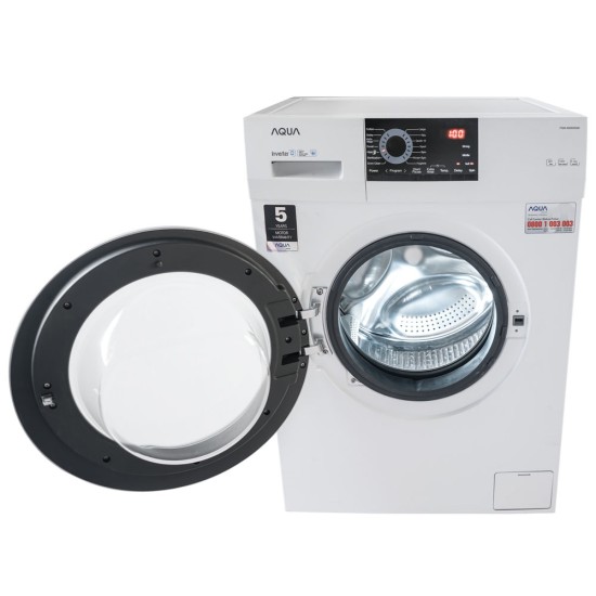 Mesin Cuci 1 Tabung AQUA 7 Kg Front Loading FQW-700829QD