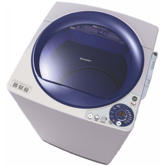 Sharp Mesin Cuci 1 Tabung 9 Kg Top Loading Es M906p Gr Gb