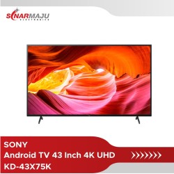 LED TV 43 Inch SONY 4K UHD Android TV KD-43X75K