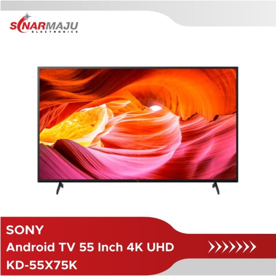 LED TV 55 Inch SONY 4K UHD Android TV KD-55X75K