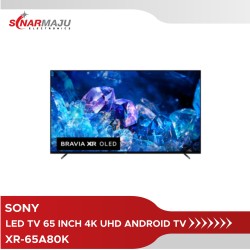 LED TV 65 Inch SONY 4K UHD Android TV XR-65A80K