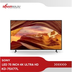 LED TV 75 INCH SONY 4K Ultra HD Smart TV KD-75X77L