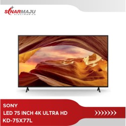 LED TV 75 INCH SONY 4K Ultra HD Google TV KD-75X77L