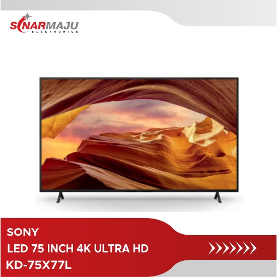 LED TV 75 INCH SONY 4K Ultra HD Google TV KD-75X77L