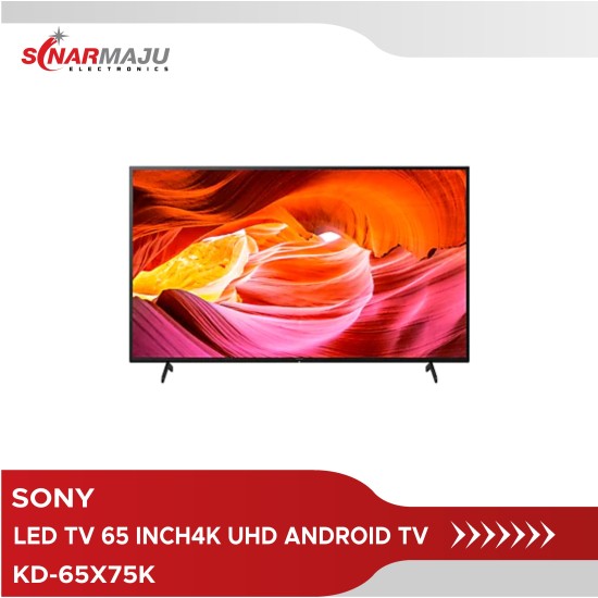 LED TV 65 INCH SONY 4K UHD Android TV KD-65X75K